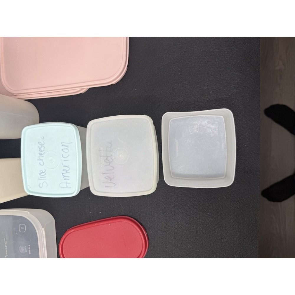 Vintage Tupperware Canister Storage Container Lot Modular Mates 14 Pc USA - Picture 2 of 13